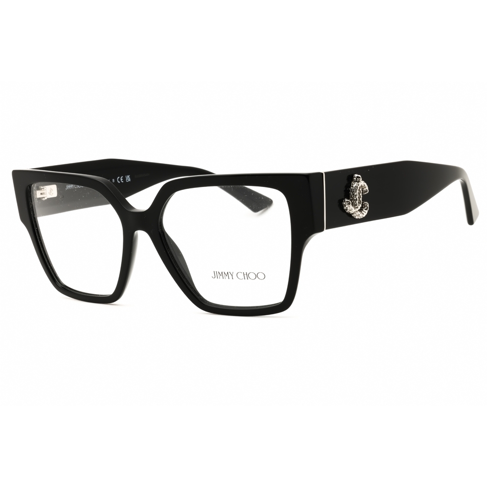 Jimmy Choo JC3032B Eyeglasses Black Acetate Rectangle